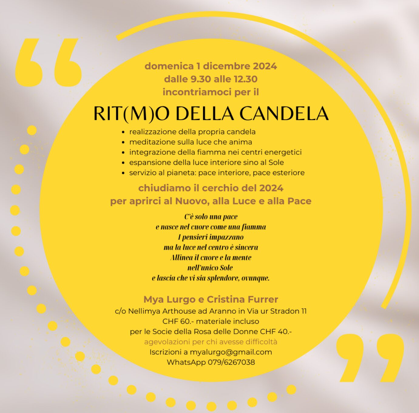 Rit(m)o della candela